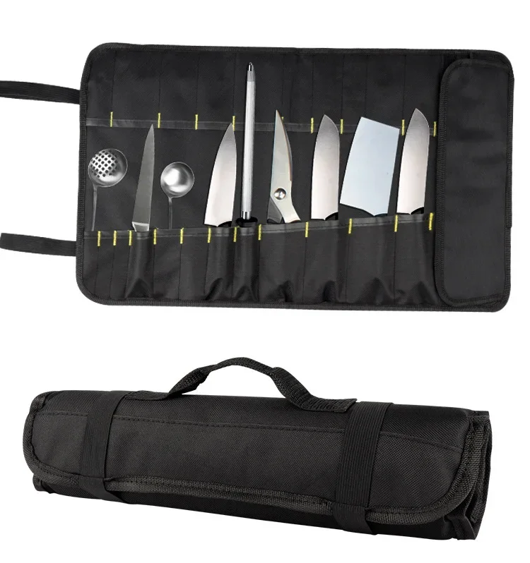 

Professional Tools Bag Hanging Portable Organizer Multi Pocket Outdoor Camping Picnic Chef Knife Wrench Screwdriver Bag Home Kit