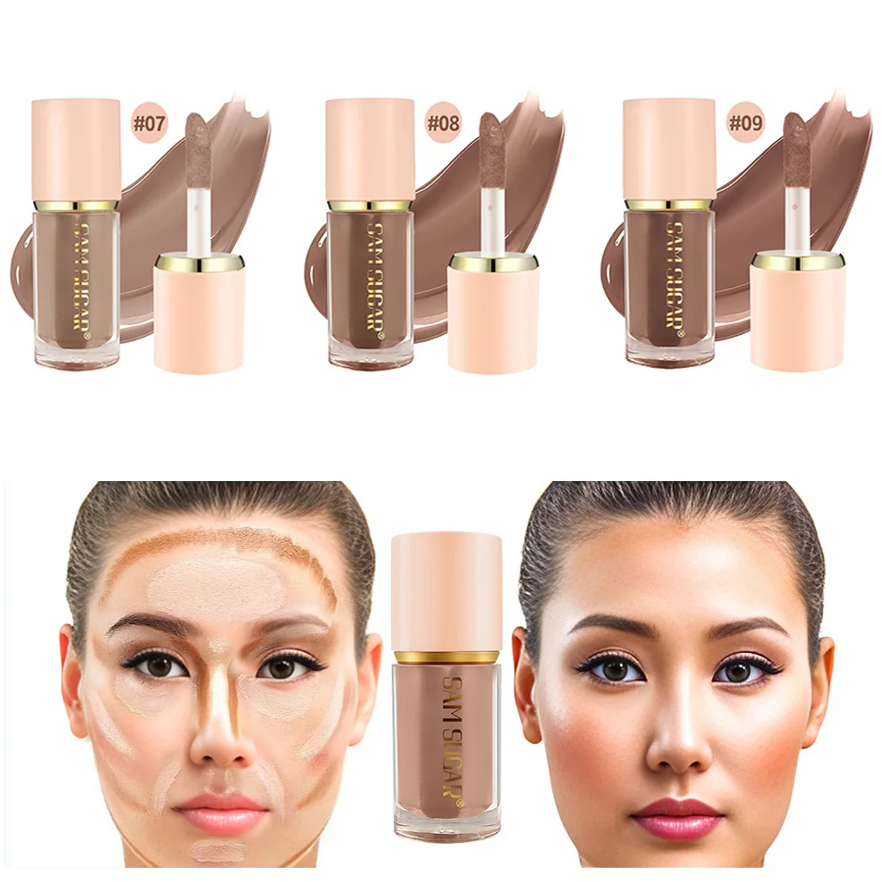 Liquid Contour Stick Natural Matte Bronzers Highlighters Shadow Waterproof Contouring V-face Shaping Brightening Rouge Makeup