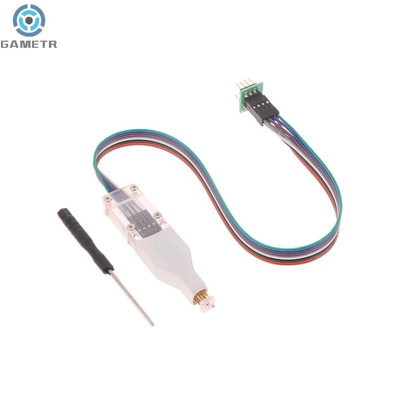 1pc Sop8/w-son Chip Download Burn Write Probe Spring Needle Flash Eeprom Chip Burner Cable