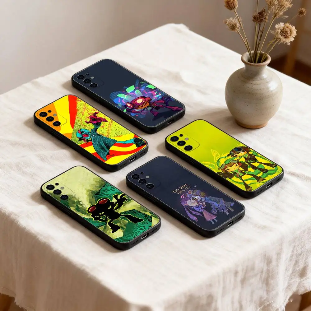 Game P-Psychonauts Razputin Raz Phone Case For Samsung S26,25,24,23,22,21,20,30,Ultra,Plus,Fe,Lite Black Shell