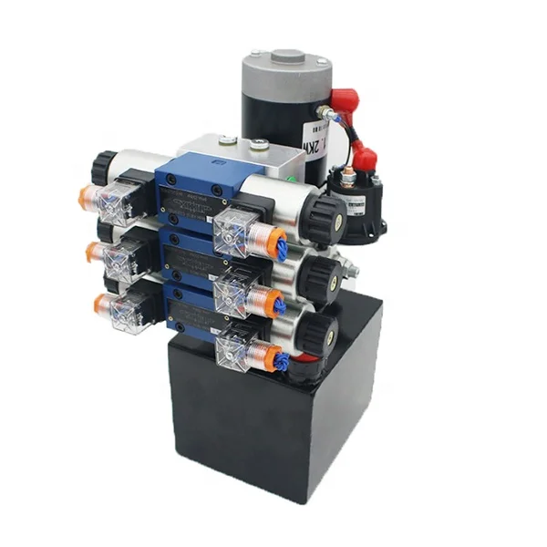 High Pressure Three Way Solenoid Valve Hydraulic Pump Hydraulic Power Pack