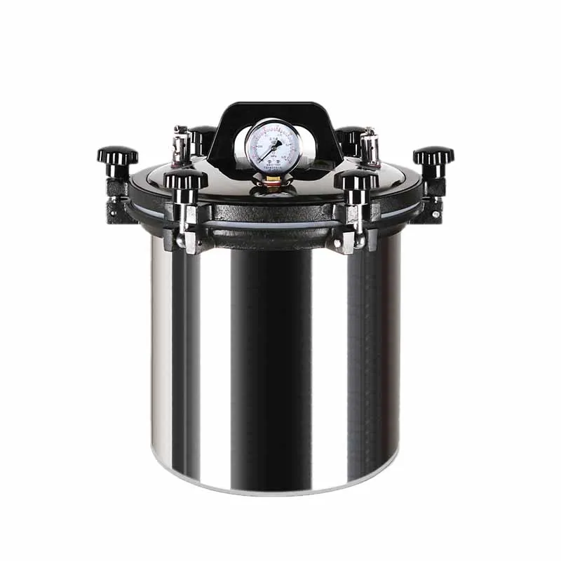 For Sale  24L Fully Stainless Steel Structure Portable Pressure Steam Sterilizer