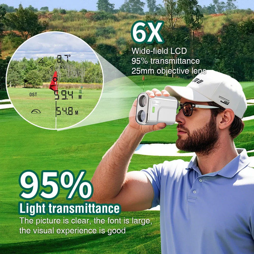 (Pronta Entrega EUA) Novo Medi - Golf Rangefinder Laser Slope avaliação e preço