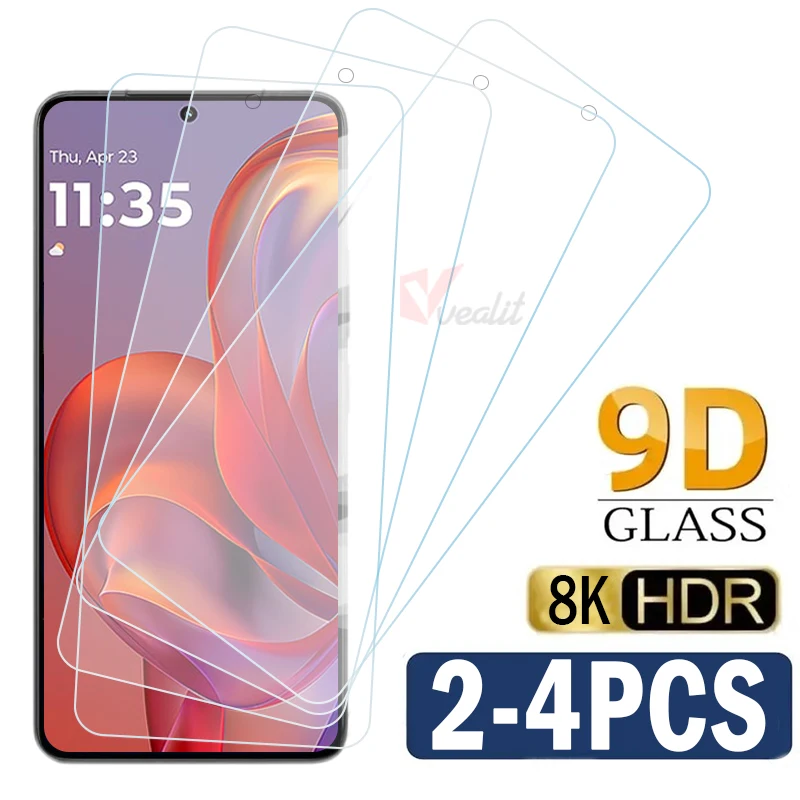 

2-4pcs Premium Transparent Tempered Glass for Motorola Edge 60 70 50 Neo G06 G56 G57 G67 G17 Power G77 G100S Screen Protectors