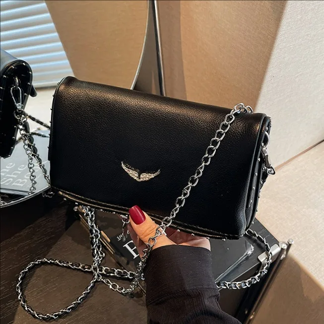 حقيبة يد نسائية أنيقة 2025 A/W، حقيبة كلاتش صغيرة مع فتحات للبطاقات، حقيبة كتف متعددة الوظائف للتنقل اليومي #1