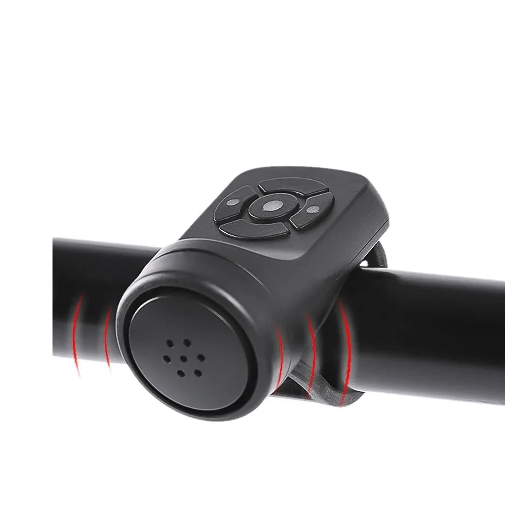 Elektrische Fahrradklingel mit USB-Ladefunktion, MTB-Mountainbike-Warnklingel, wasserdichte Sicherheitsklingel, Fahrradzubehör – Detail 4