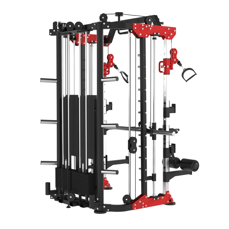 Series High And Low Pull Comprehensive Trainer Frame Type Squatting Double Bird Smith Three-in-one Multi-functional Rack