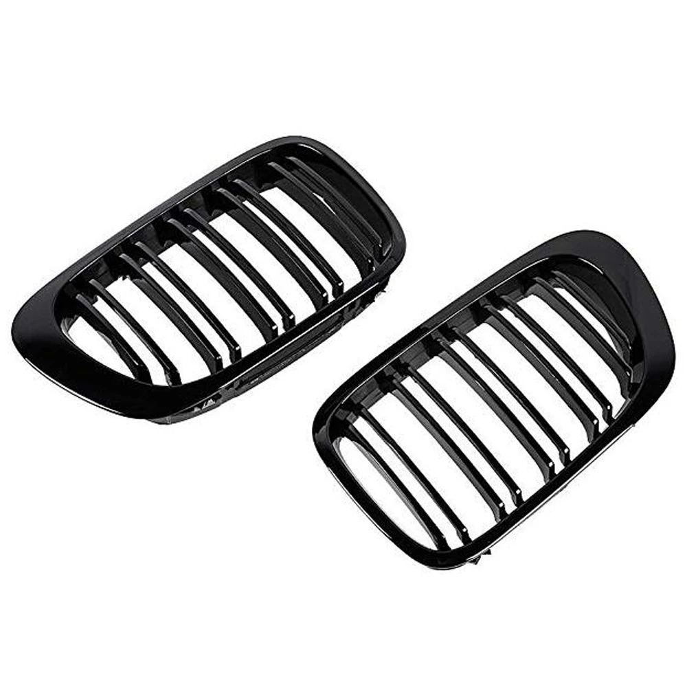 Car Front Kidney Grill Grille Snap-on For BMW E46 2DR 2Doors 330ci Coupe 1998-2002 Car Styling