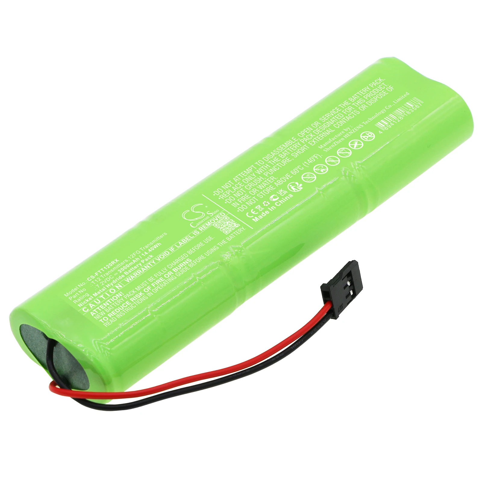 CS Replacement Battery For FutabaT12 Transmitters,T8FG Transmitters,8FG Super,12FG Transmitters