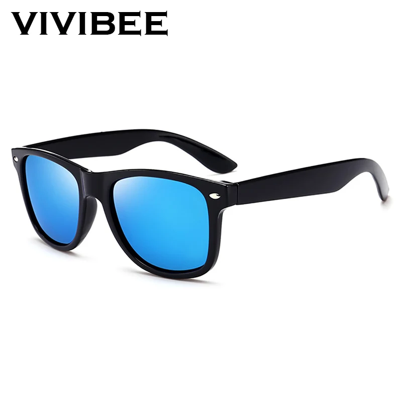 

VIVIBEE Night Vision Classic Black Frame Polarized Sunglasses for Men UV400 Driving Polarised Lens Glasses Mirror 2024 Women