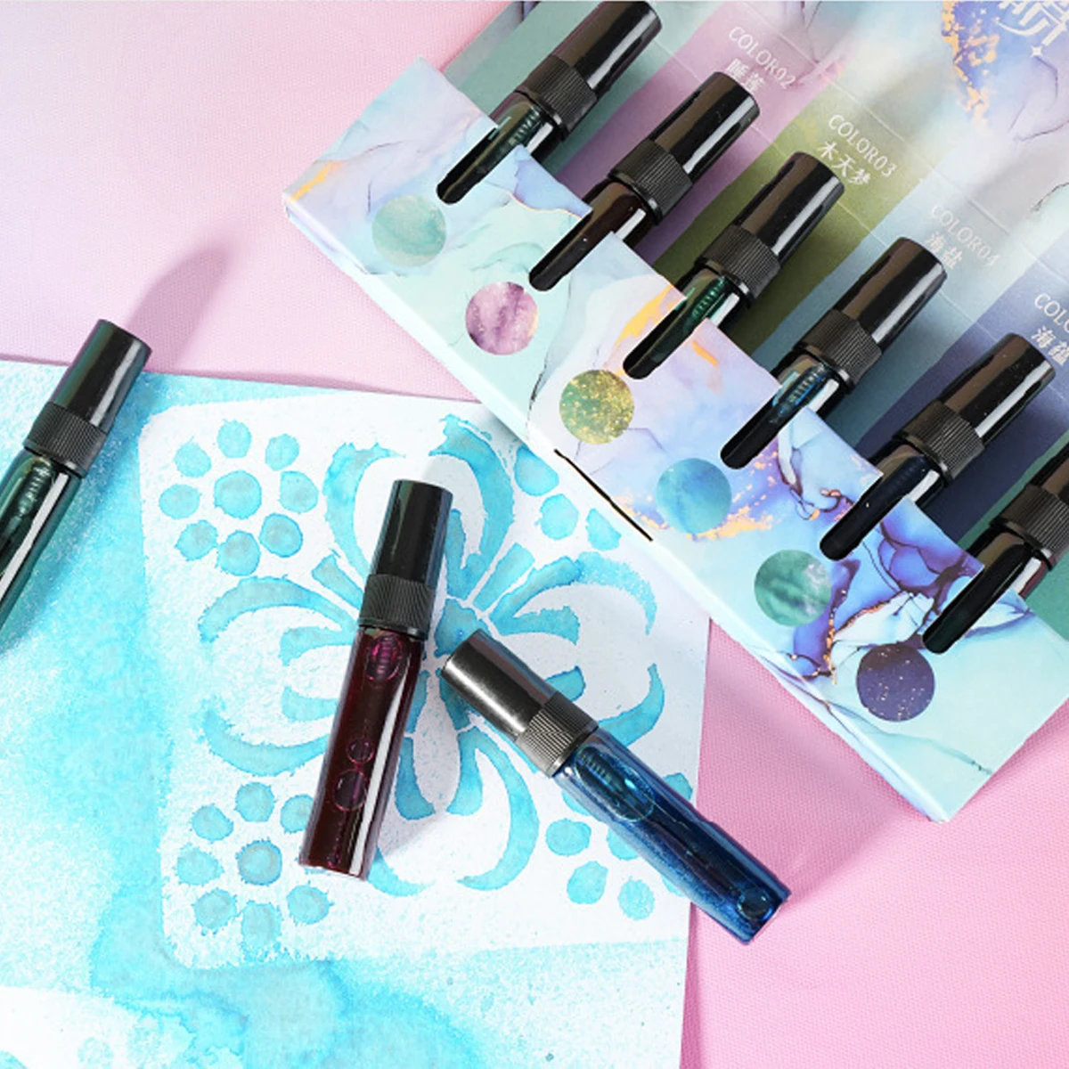 6Pcs Bright Gold Po…