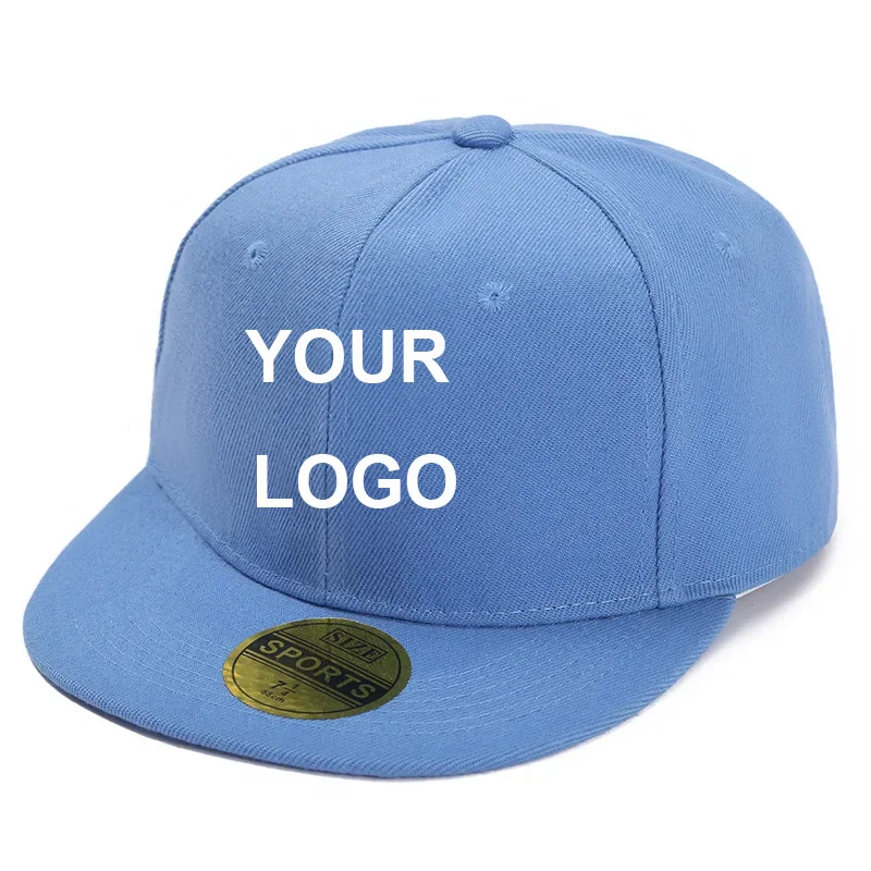 

Unisex Vintage Flat Brim Snapback Hat Hip Hop Baseball Cap Plain Blank Cotton Embroidery Classic Dancewear Street Style Cap