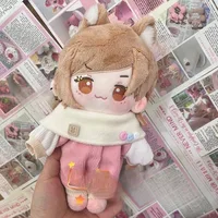 20cm Anime No Attribute Kugisaki Nobara Kawaii Cosplay Cotton Doll Body With Skeleton Change Suit Soft Plushies Toy Figures Gift 6