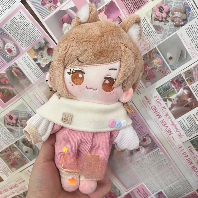 20cm Anime No Attribute Kugisaki Nobara Kawaii Cosplay Cotton Doll Body With Skeleton Change Suit Soft Plushies Toy Figures Gift 6