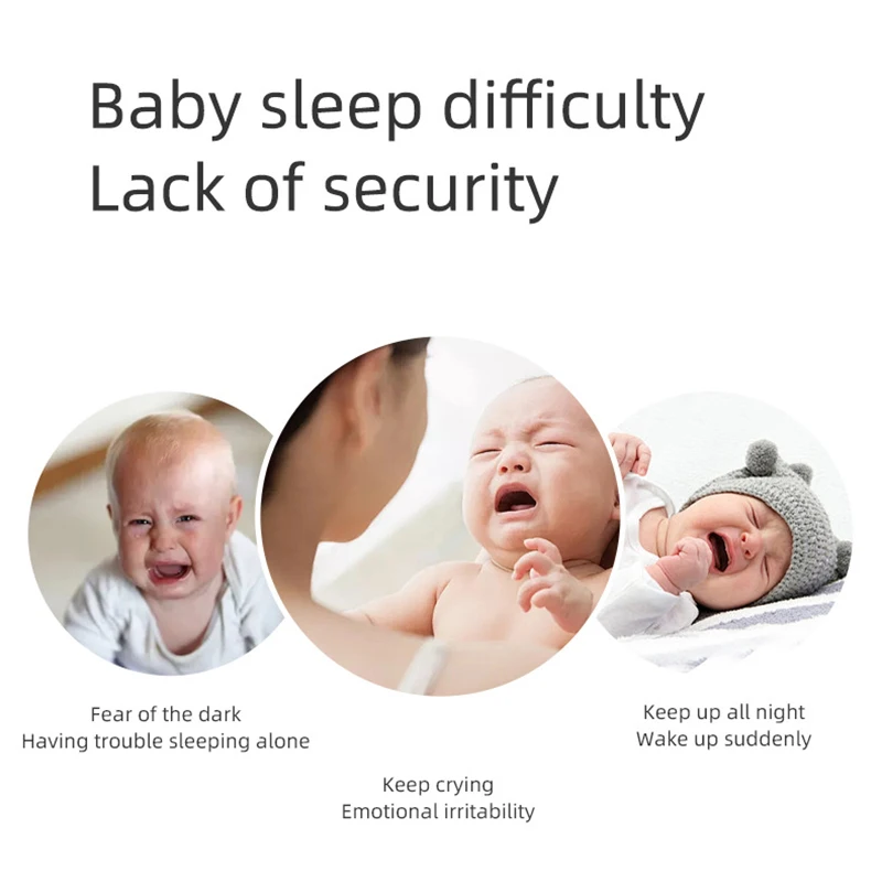 만화 음악 젖꼭지 신생아 유도 침대 교수형 플레이어 어린이 진정 장난감 3단 타이머 모드