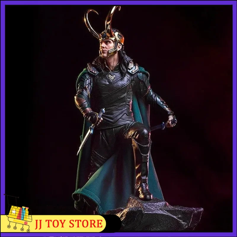 New Avengers 3 Loki 1/10 Battle Scene Pvc Hand Made Statue Toys Model Surrounding Desktop Collection Ornaments Children Gifts