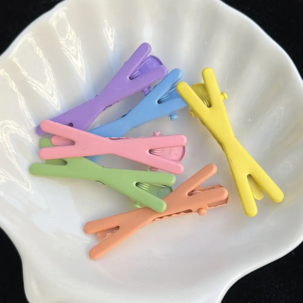 Pinces à cheveux ornementales douces pour filles, pince à bec de canard, épingle à cheveux, bonbons, document, vêtements de sauna, style INS