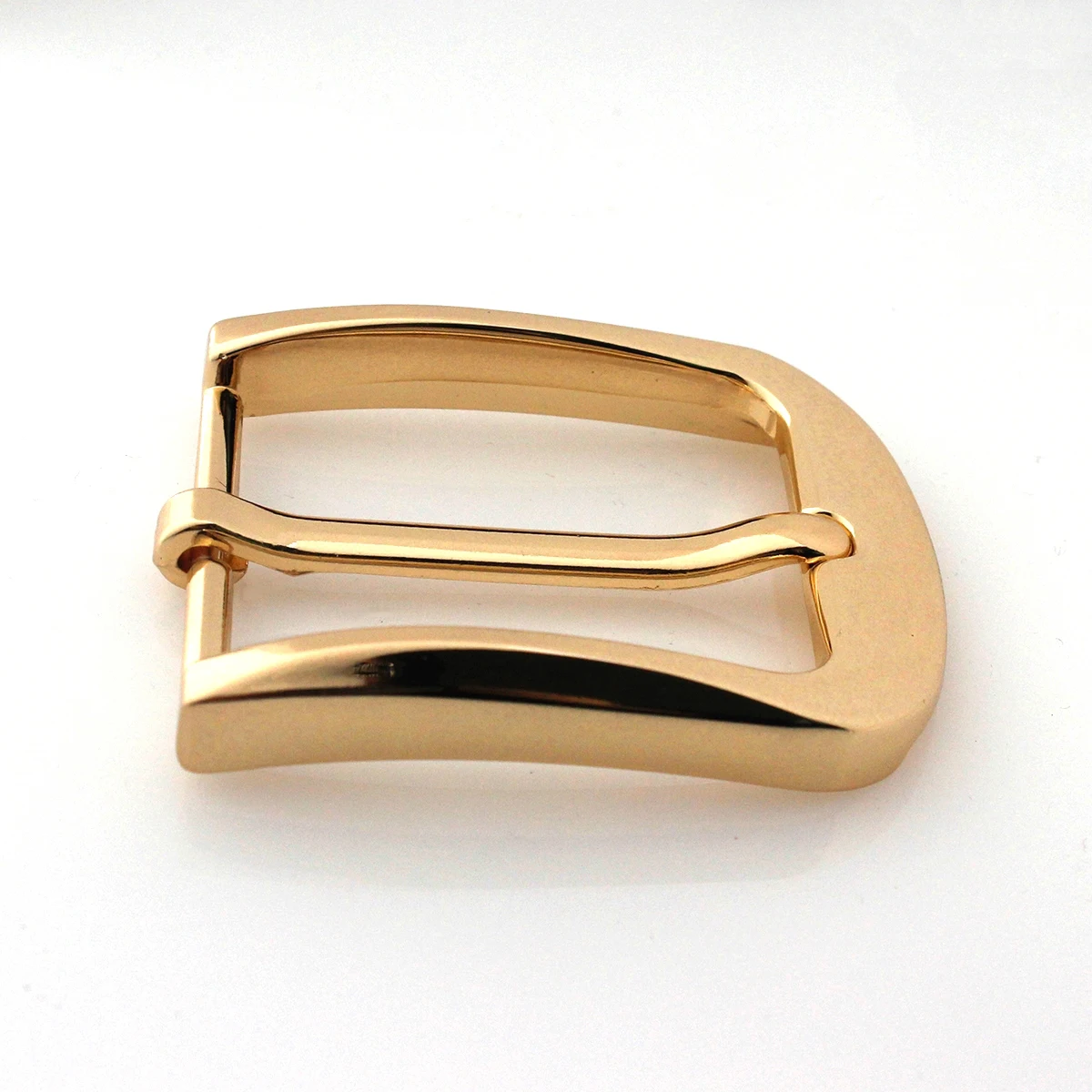 1pcs 40mm Metal Plating Belt Buckles Golden Single Pin End Bar Buckles Fit for 37mm-39mm Belt Leather Craft Jeans Parts