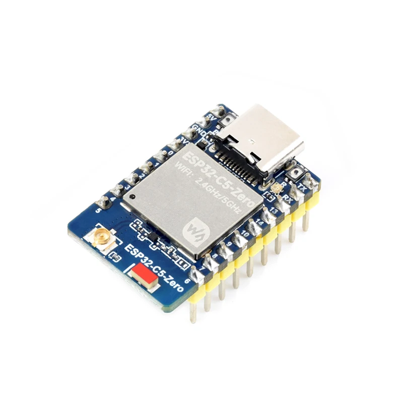 Waveshare ESP32-C5-Zero Mini Development to 32-bitowy procesor RISC-V z zintegrowanym dwuzakresowym Wi-Fi 6 2.4GHz/5GHz i Bluetooth BLE 5. — zdjęcie produktu 5