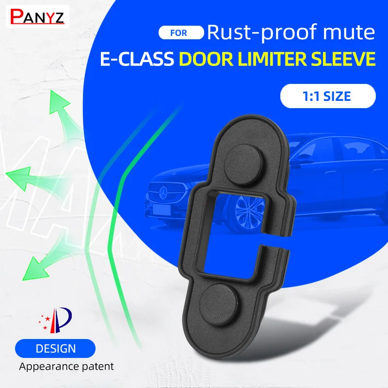 

For Benz E-CLASS Door Limiter ABS Protection Cover Door Lock Buckle Cover Modification Model Silicone Door Arrester Pads