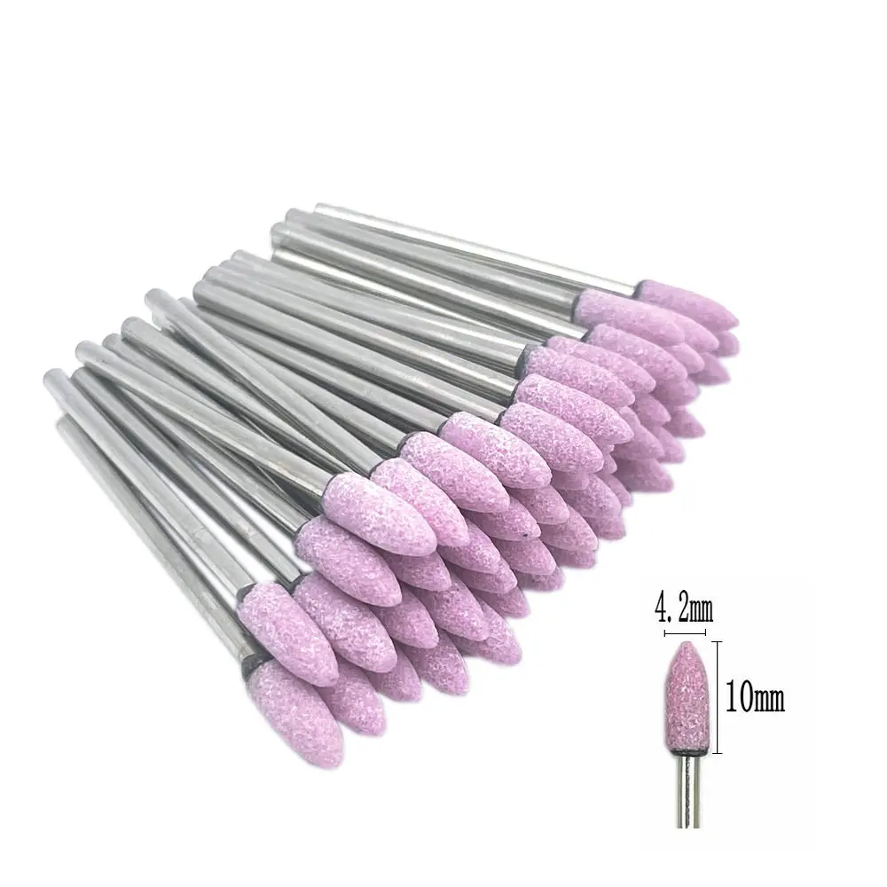 Lot De 10 Fraises à Polir Pour Laboratoire Dentaire – Tige 2,35 Mm, Carbure De Tungstène, Marque AZDENT