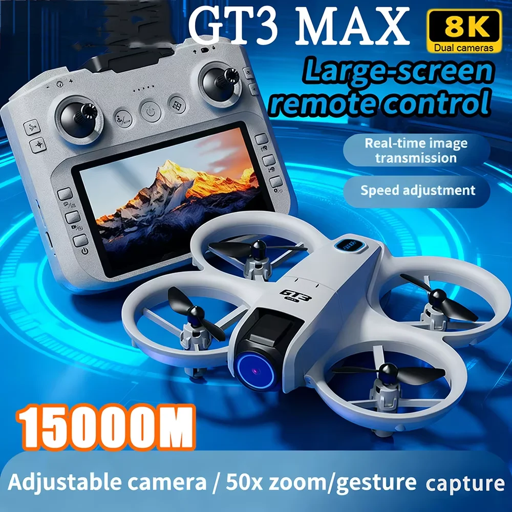 Gt3 Max Drone 8k Hd Aerial Photography Large Screen Optical Flow Positioning Brushless Intelligent Obstacle Avoidance UAV
