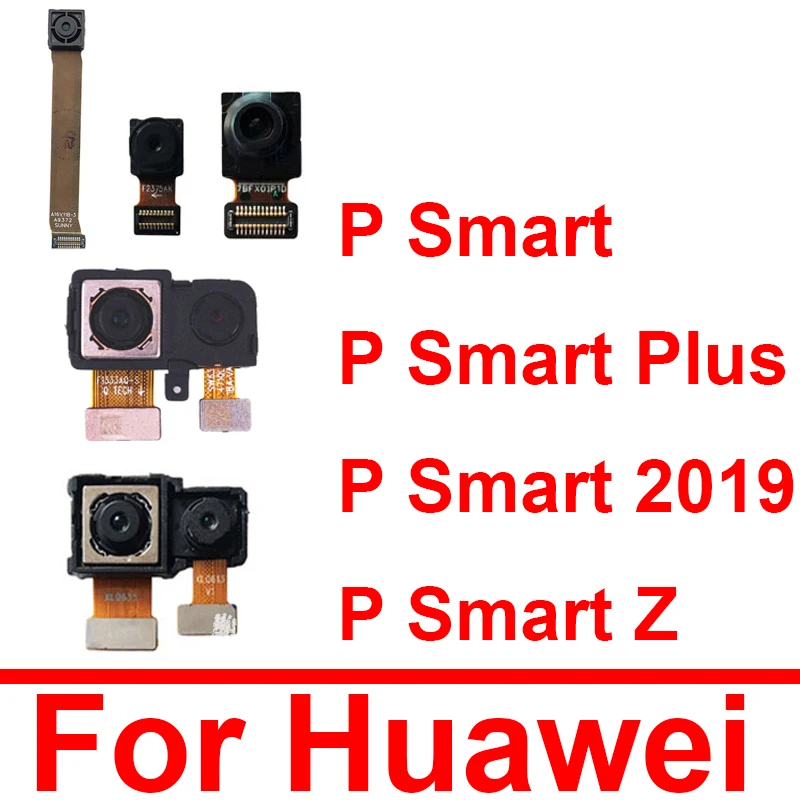 Front Rear Camera For Huawei P Smart Pro Plus 2019 P Smart Z Back Main Front Facing Camera Module Flex Cable Parts