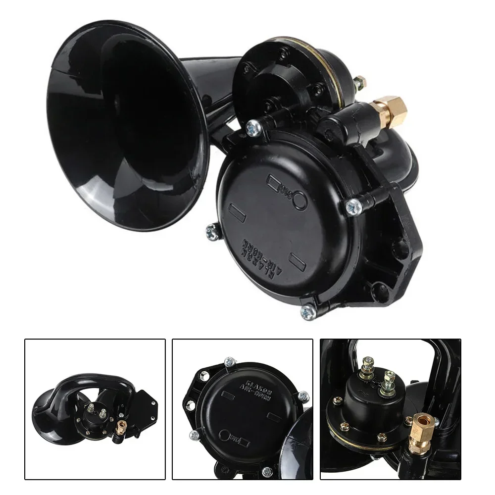 

Car/Boat/Motorcycle Horn For Scania Scania For Volvo Snail Air Horn 48W 12V-24V 300dB Truck Air Horn Modification Speaker