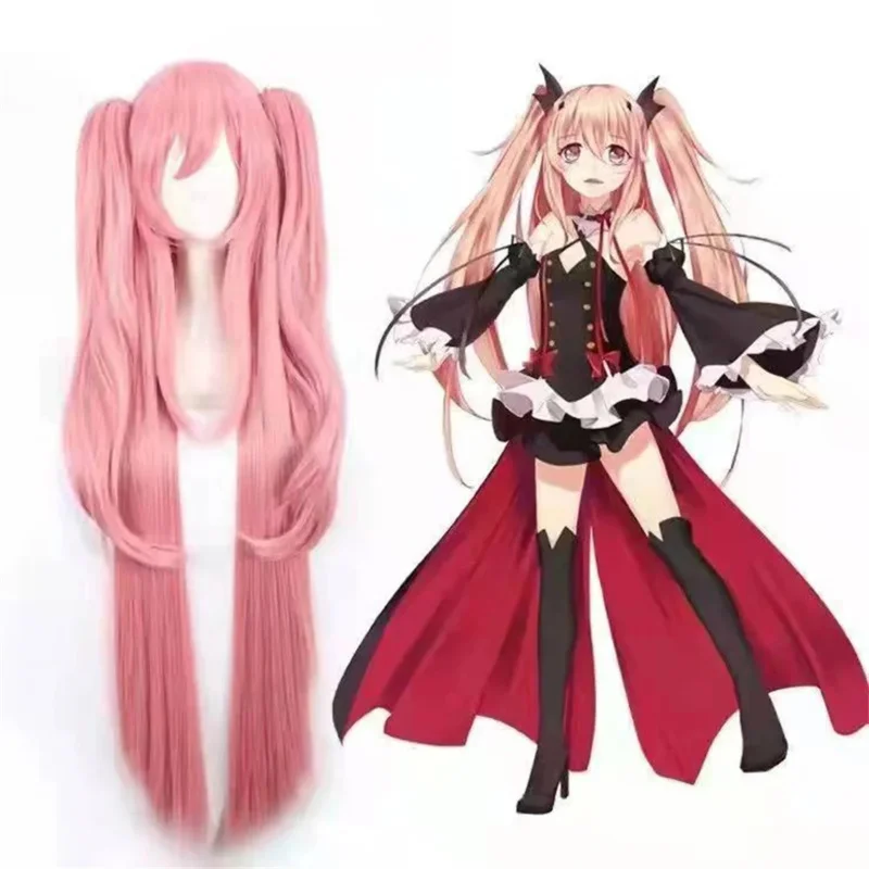 Anime Seraph of The End Krul Tepes Cosplay Costume Woman Dress Halloween Vampire Role Clothing Suit Wig Accessories OA896