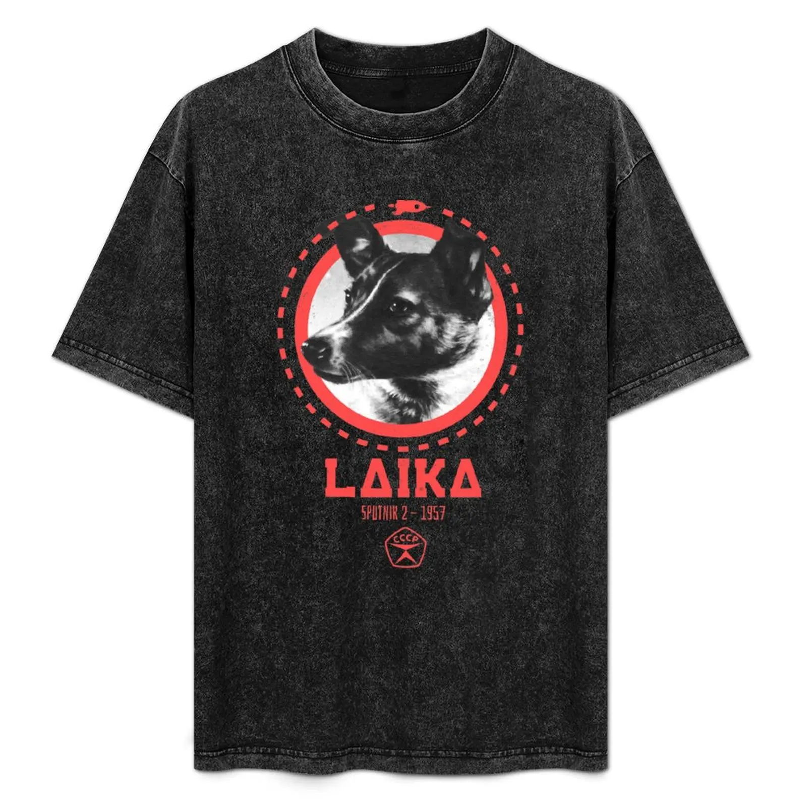 

Laika - Sputnik T-Shirt men t shirt cotton 100% man t shirts for men man t shirt graphic cotton shirts high quality T-Shirt
