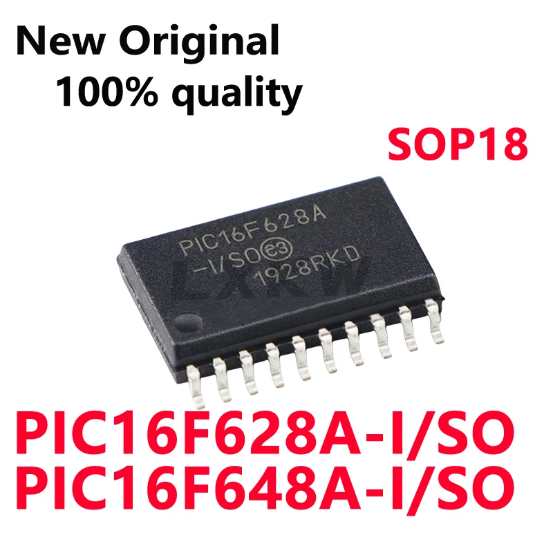 5/PCS New PIC16F628A-I/SO PIC16F628A PIC16F648A-I/SO PIC16F648A SOP18 Microcontroller chip In Stock