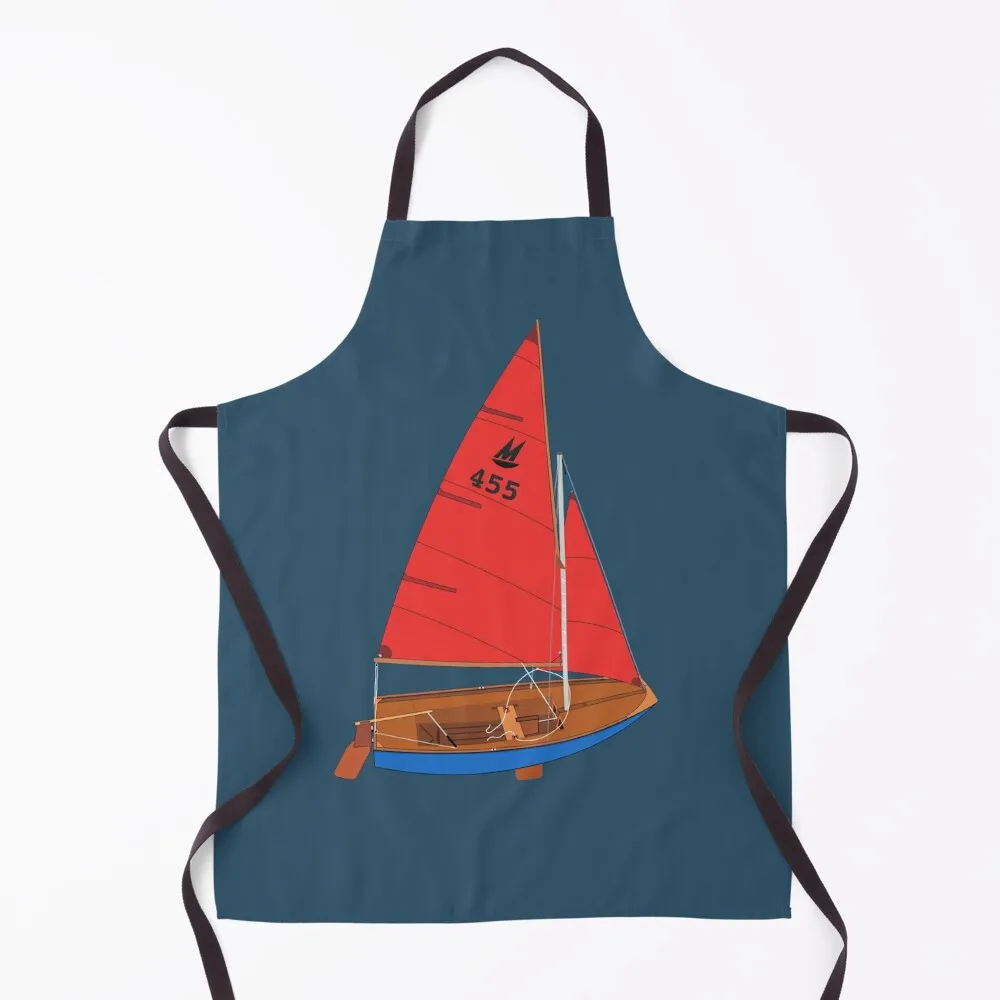 Mirror Dinghy 455 Perspective Apron for women halloween cleanings Woman Kitchen Apron