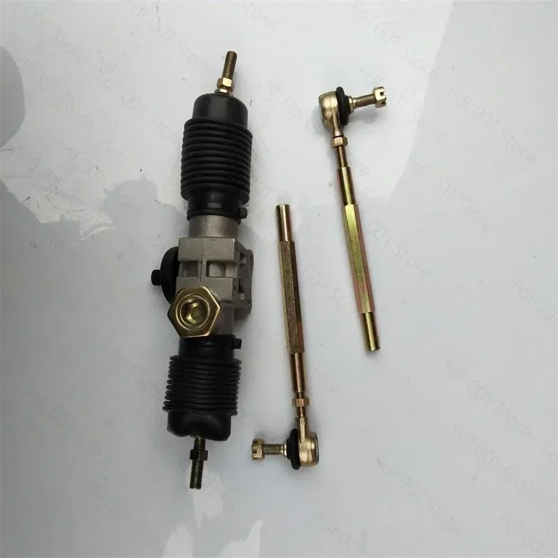 DIY Go Kart Steering Rack Pinion Box 42CM 1.75 Circle Metal Accessory for Four Wheel ATV Karting Build