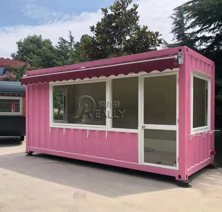 Factory Custom Container Coffee Shop Portable Restaurant Shipping Container Bar with Fully Equipped Kitchen