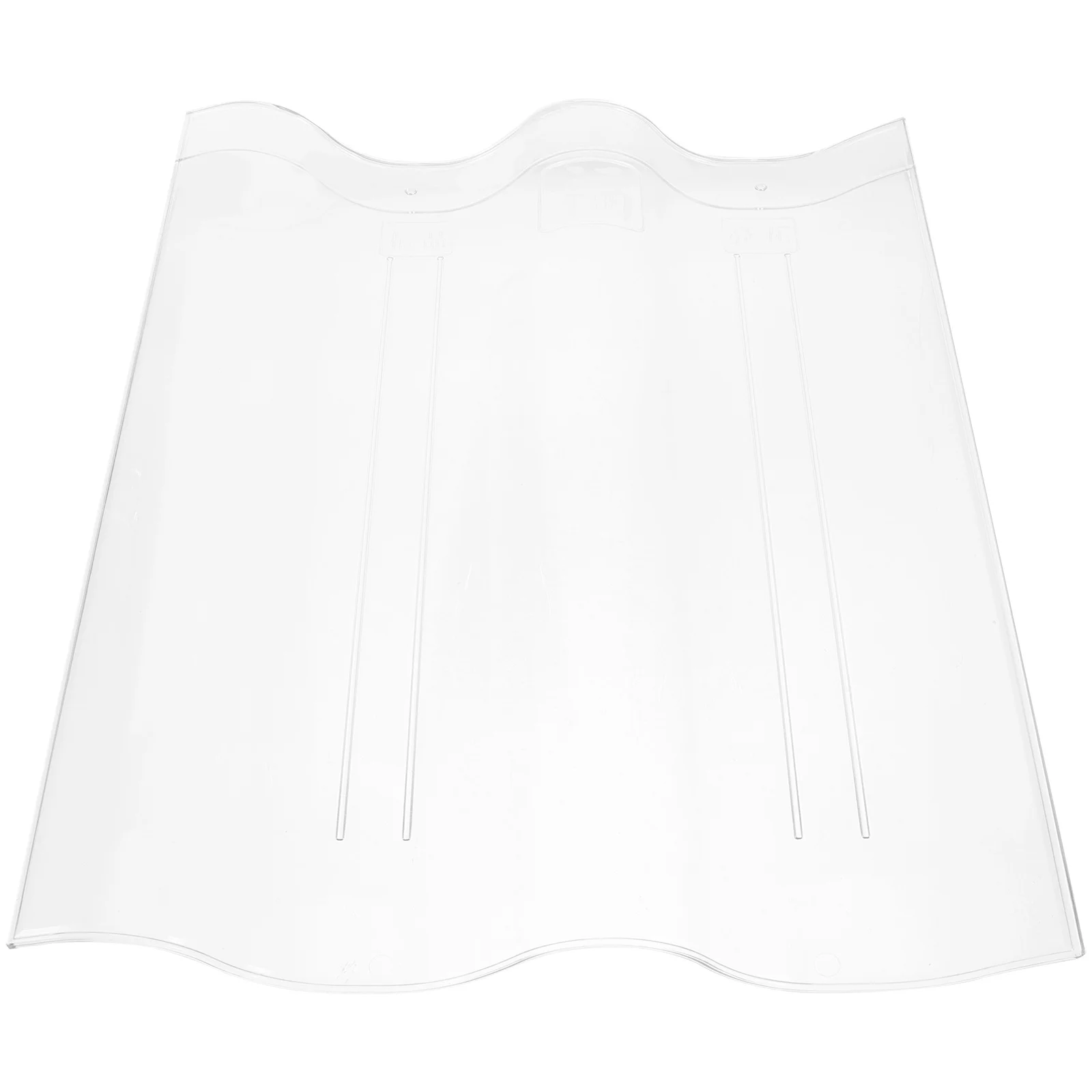 Panel de techo de invernadero acrílico transparente, diseño ondulado para sala de sol, sala de flores, piscina, Material para techos de invernadero