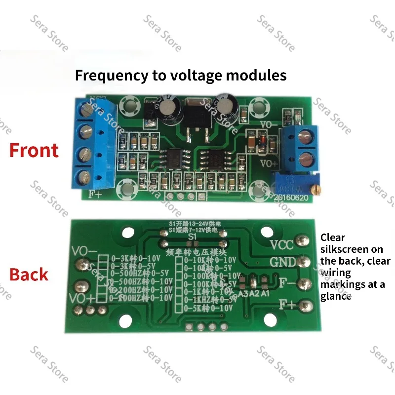 F/V Conversion Module Frequency Conversion To 0-10V/5V Voltage Digital To Analog Frequency Voltage Converter
