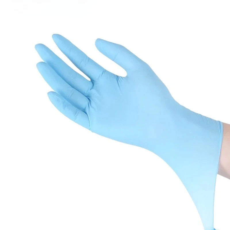 Food Grade Thick Nitrile Disposable Gloves 4.5mil Latex Free for Catering Beauty Hairdressing Cleaning