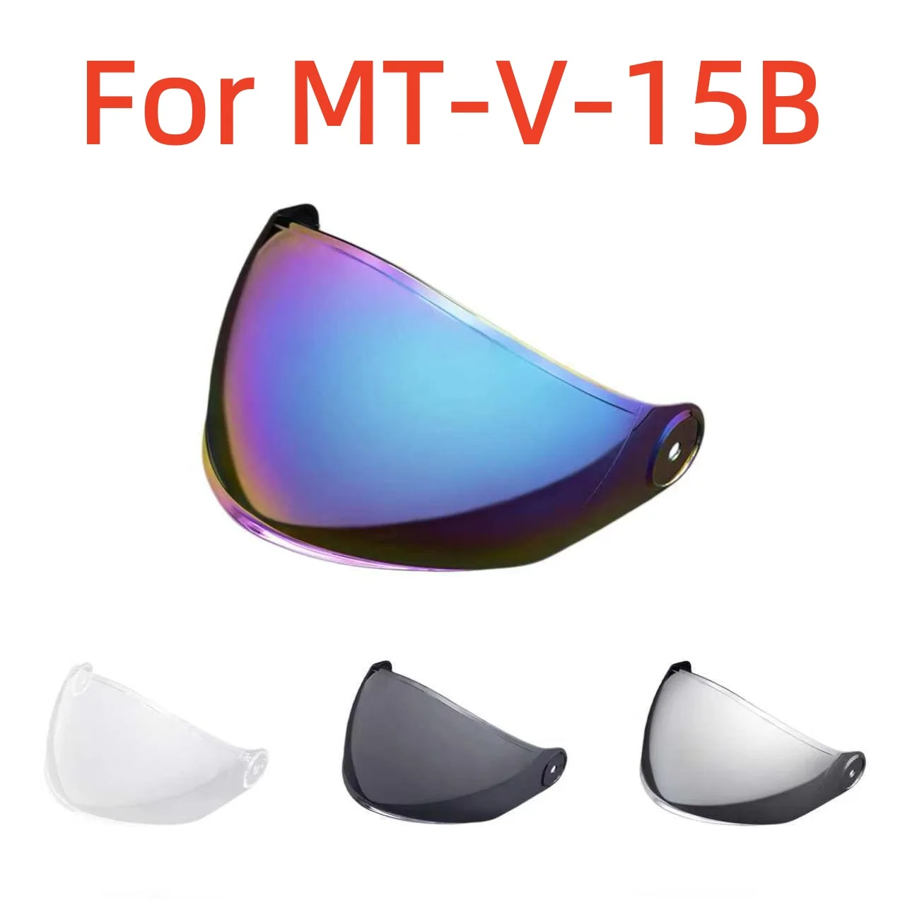 AXXIS MT-V-15B Square Helmet Lens Color Visors for Half Helmet Windshield Accessories