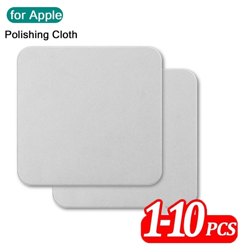 1/5/10Pcs Double Layer Polishing Cloth Screen Cleaner Wiper For MacBook Screen iPad iPhone Apple Watch Display Cleaning Supplies