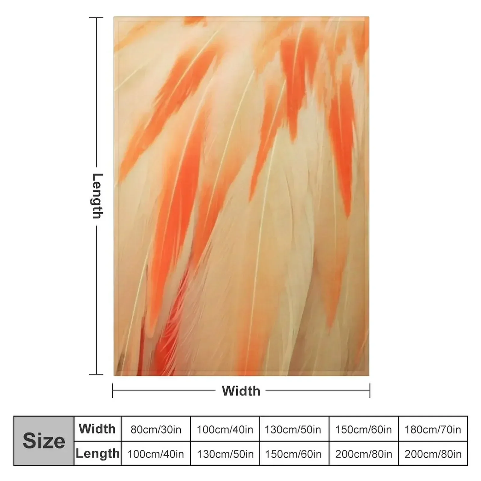 Flamingo Feathers Throw Blanket Hairy Loose Polar Moving Designers Thermals For Travel Blankets