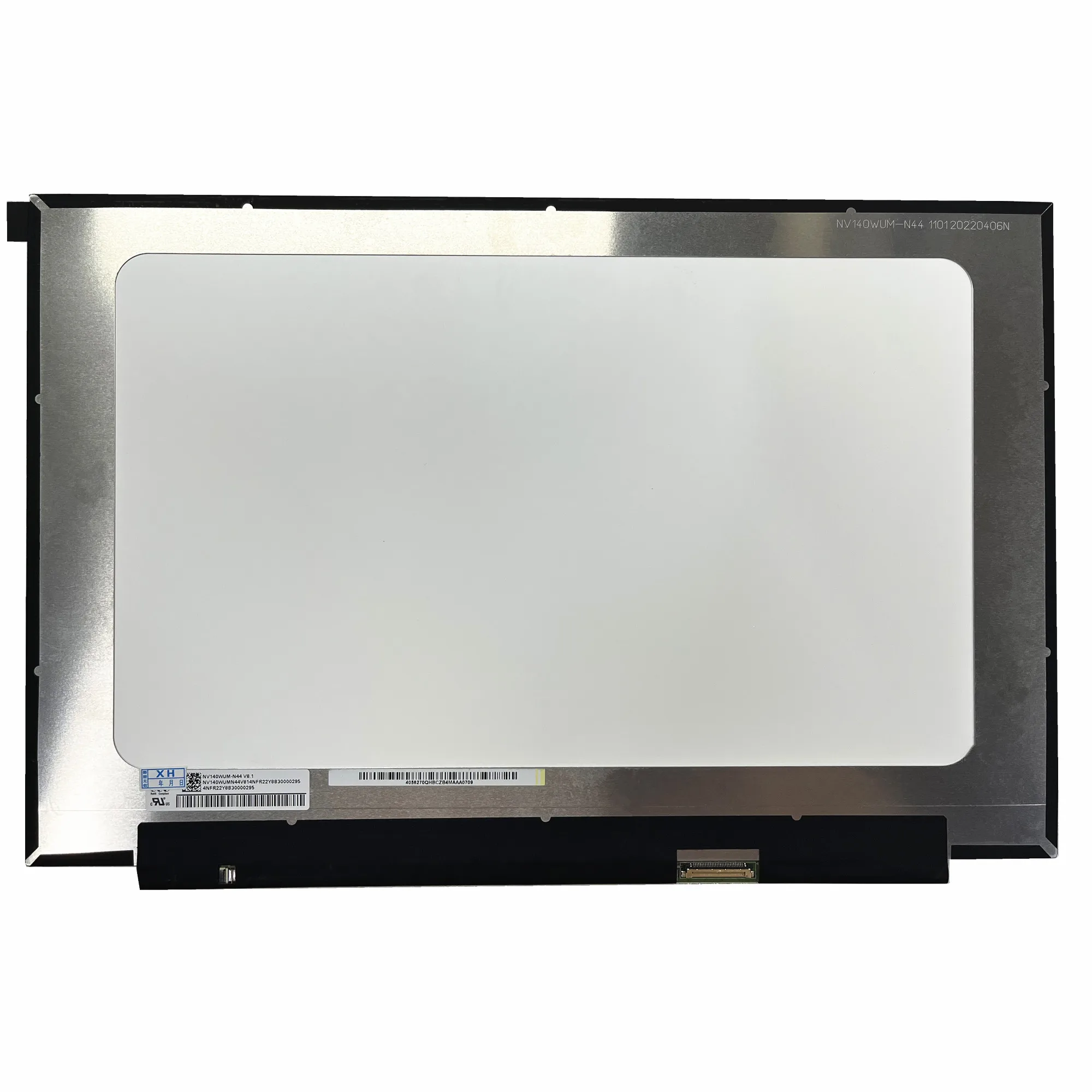 

NV140WUM-N44 V8.1 NV140WUM N44 1920*1200 EDP 30 PINS 14.0'' Laptop LCD Screen Panel Matrix