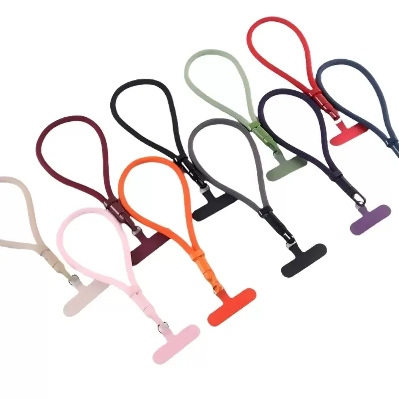 

360 Degree Rotatable Phone Wrist Straps Adjustable Short Phone Lanyard with Tether Tab for IPhone Samsung Hanging Cord Clip