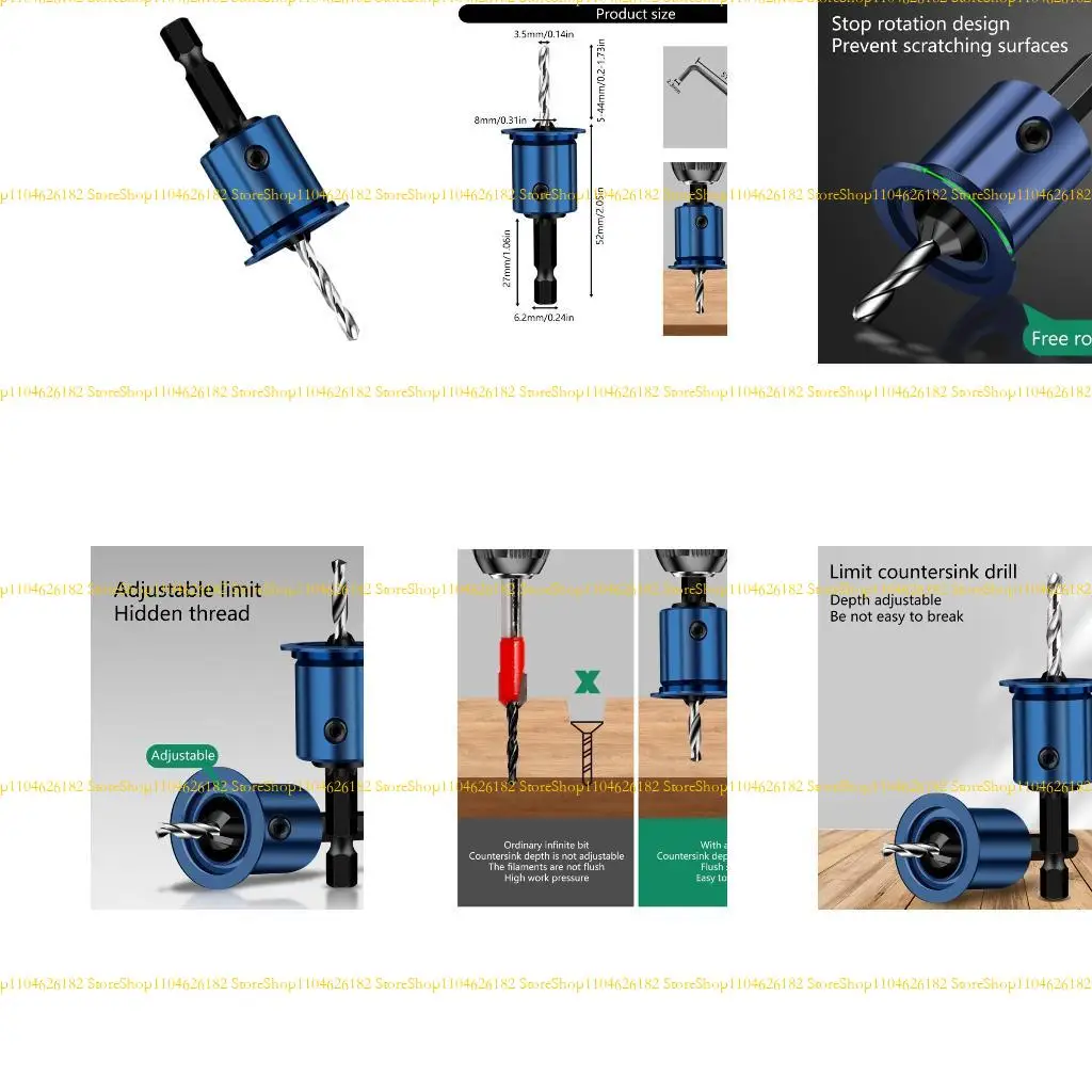 

Q2Q4 8 -мм хвостовик битовые сердечные контр -контртерспинка.