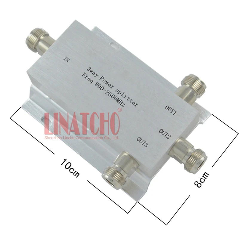 Imagem -03 - Divisor Fêmea do Poder do rf de n Impulsionador do Sinal Repetidor Divisor da Antena 2g 3g 4g 8002500mhz