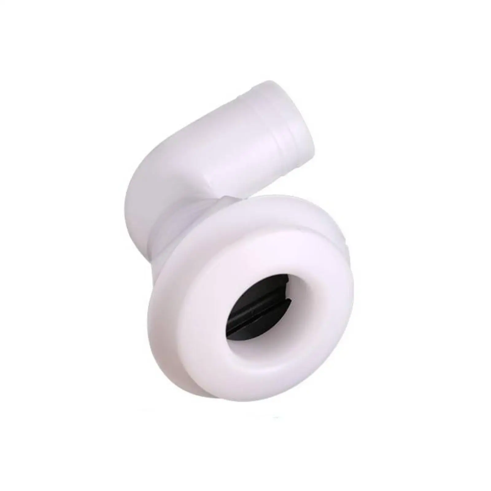 Marine Drain Outlet with Backflow Valve Stabilized 90-Degree Boat Drain Fitting Marine Plumbing Fitting One-Way