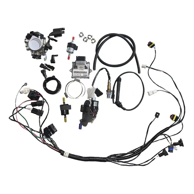 EFI Zongshen 450cc مجموعة محرك الدراجة النارية 4 صمام 4 السكتة الدماغية محرك Zs194MQ محركات الدراجات النارية 450cc