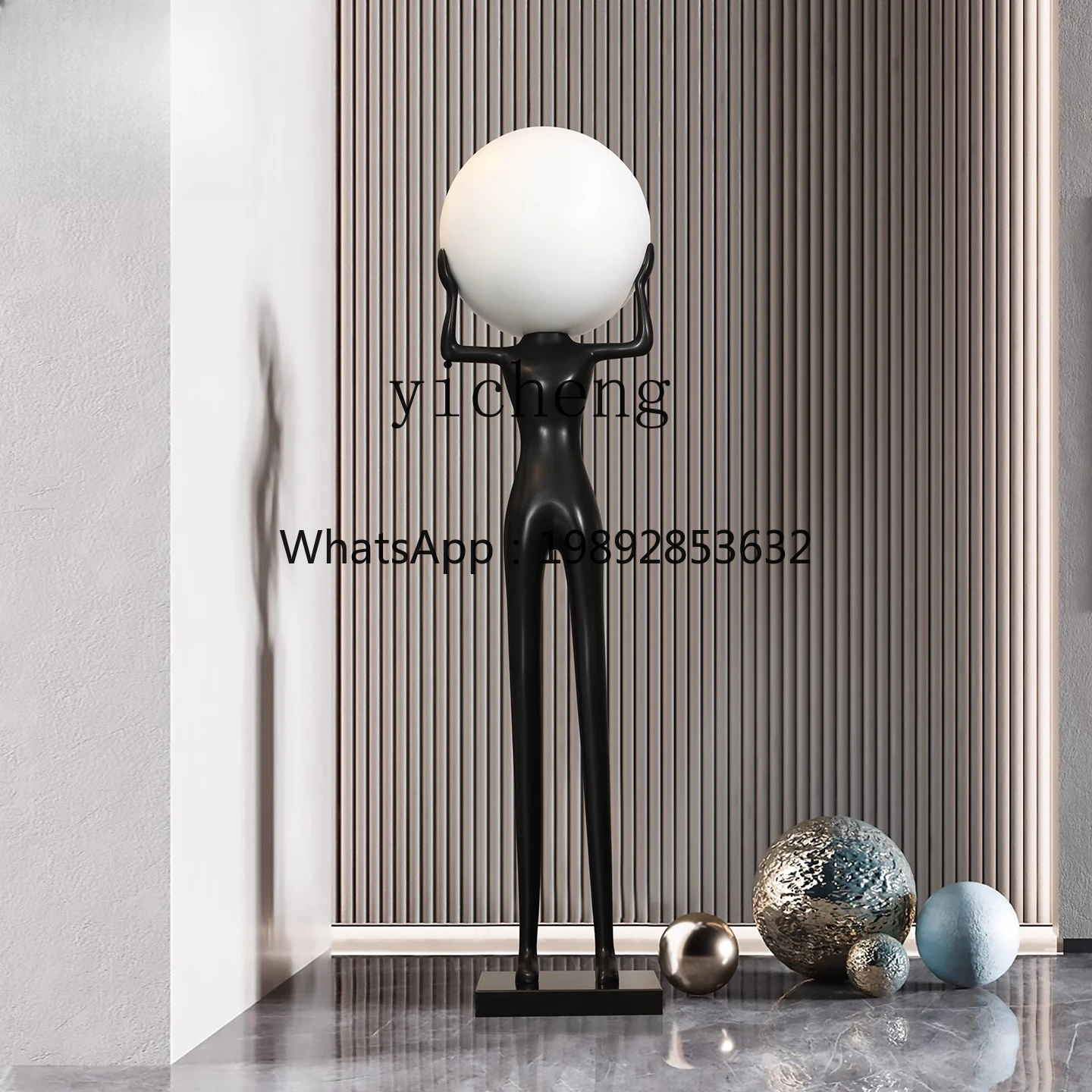 

Скульптура украшение прохода отеля вилла гостиная диван свет роскошный большой напольный орнамент