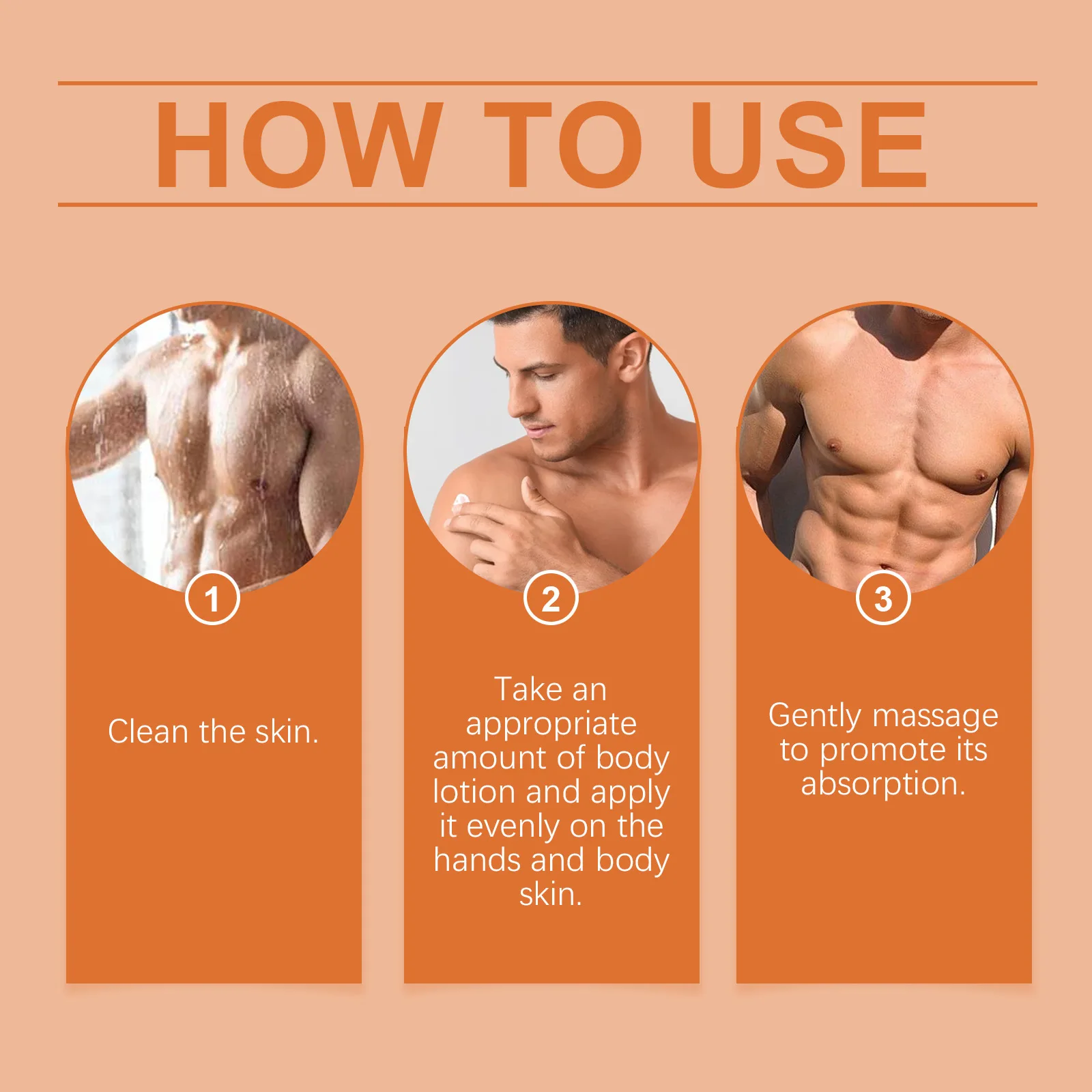 East Moon Men's Body Lotion Series Moisturize Dry Improve Sagging Oil Control Lasting Fragrance Brighten Skin Nourishing Creams