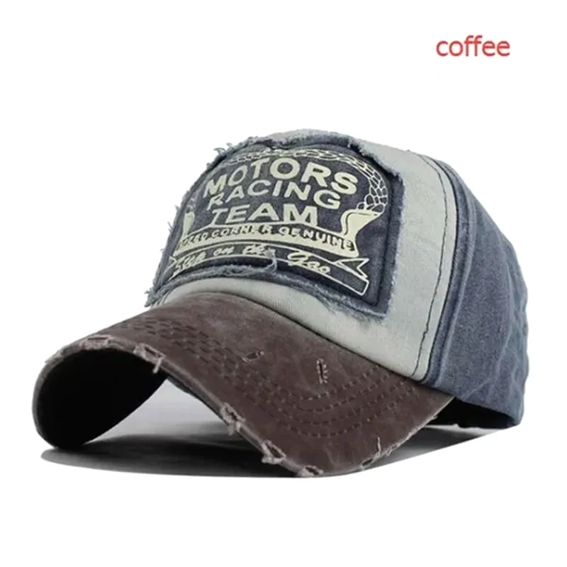 Korean Classic Patch Color Baseball Cap Coated MOT Fashion Outdoor Shade Hat Wholesale Wash Pure Cotton Hat