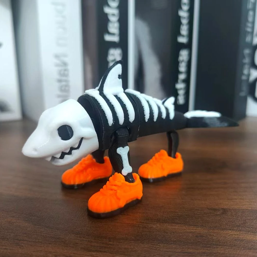 Halloween Limited Tralalero Tralala Shark Sammlerfigur Spielzeug Italienischer Brainrot Tung Tung Sahur Ornamente Dekor